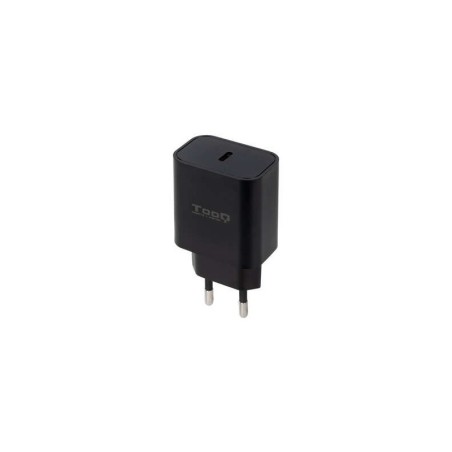 Caricatore da muro Tooq 1x USB-C/PD 20W - Nero