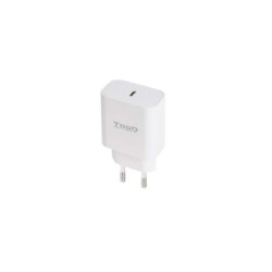 Tooq Cargador de Pared 1x USB-C/PD 20W - Color Blanco