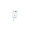 Tooq Cargador de Pared USB-C/PD + USB-A/QC 20W - Color Blanco
