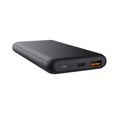 Trust Redoh Powerbank 10000mAh - USB, tipo C - ricarica rapida - colore nero