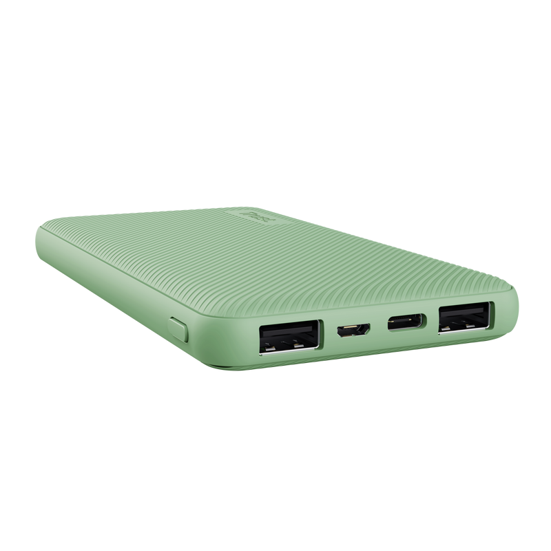 Trust Primo Powerbank 10000mAh - USB, Tipo C - Carga Rapida - Color Verde Trust Primo Powerbank 10000mAh - USB, Tipo C - Carga Rapida - Color Verde