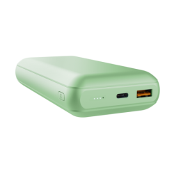 Trust Redoh Powerbank 20000mAh - USB, Tipo C - Carga Rapida - Color Verde