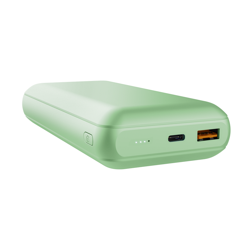 Trust Redoh Powerbank 20000mAh - USB, Tipo C - Carga Rapida - Color Verde Trust Redoh Powerbank 20000mAh - USB, Tipo C - Carga Rapida - Color Verde