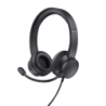 Cuffie Trust Ayda per PC - Archetto regolabile - Controllo volume e microfono pieghevole - Connessione USB - Suono stereo