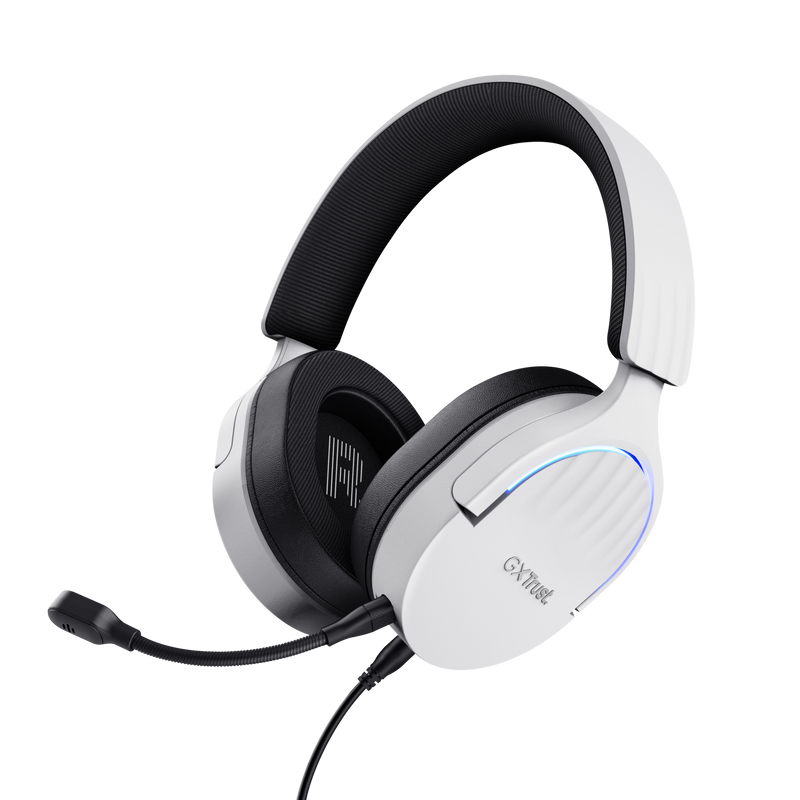 Cuffie da gioco Trust GXT490 Fayzo - USB 7.1 - Bianco Cuffie da gioco Trust GXT490 Fayzo - USB 7.1 - Bianco