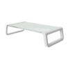 Trust Soporte de Monitor de Cristal Templado - Ergonomico y Organizador - Eleva tu Portatil o Monitor para Mayor Espacio