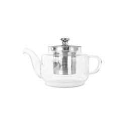 Orbegozo TTC 700 Tetera de Vidrio Borosilicato - Resistente al Calor - Filtro y Tapa de Acero Inoxidable - Capacidad 700ml
