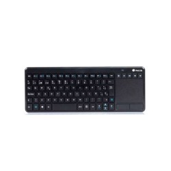NGS TV Warrior Teclado Multimedia Inalambrico con Touchpad 2.4 GHz - Color Negro