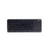 NGS TV Warrior Teclado Multimedia Inalambrico con Touchpad 2.4 GHz - Color Negro