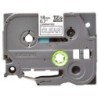 Nastro per etichette laminato originale Brother TZe145 - Testo bianco su sfondo trasparente - Larghezza 18 mm x 8 metri