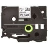 Nastro per etichette laminato originale Brother TZe161 - Testo nero su sfondo trasparente - Larghezza 36 mm x 8 metri