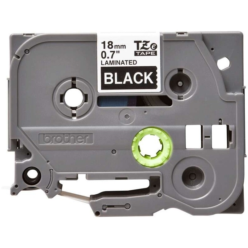 Nastro per etichette laminato originale Brother TZe345 - Testo bianco su sfondo nero - Larghezza 18 mm x 8 metri Nastro per etichette laminato originale Brother TZe345 - Testo bianco su sfondo nero - Larghezza 18 mm x 8 metri