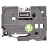 Nastro per etichette laminato originale Brother TZe345 - Testo bianco su sfondo nero - Larghezza 18 mm x 8 metri