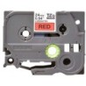 Nastro per etichette laminato originale Brother TZe451 - Testo nero su sfondo rosso - Larghezza 24 mm x 8 metri