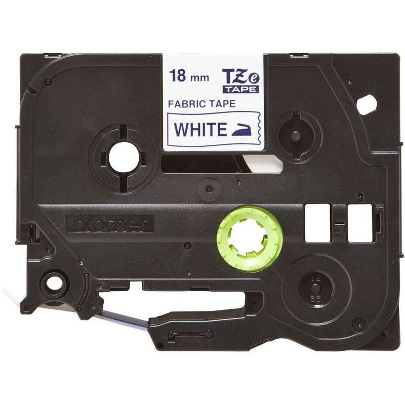 Nastro per etichette tessili originali Brother TZeFA4 - Testo blu su sfondo bianco - Larghezza 18 mm x 3 metri Nastro per etichette tessili originali Brother TZeFA4 - Testo blu su sfondo bianco - Larghezza 18 mm x 3 metri