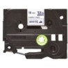 Nastro per etichette tessili originali Brother TZeFA4 - Testo blu su sfondo bianco - Larghezza 18 mm x 3 metri