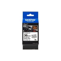 Nastro per etichette laminato flessibile originale Brother TZeFX261 - Testo nero su sfondo bianco - Larghezza 36 mm x 8 metri