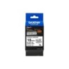 Nastro per etichette laminato super adesivo originale Brother TZeS241 - Testo nero su sfondo bianco - Larghezza 18 mm x 8 metri