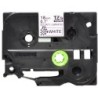 Nastro per etichette di sicurezza laminato originale Brother TZeSE4 - Testo nero su sfondo bianco - Larghezza 18 mm x 8 metri