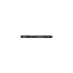 Marcatore Uni Pin calibrato Uni-ball - Punta in poliacetale da 0,6 mm. - Inchiostro resistente all'acqua e alla luce - Colore ne