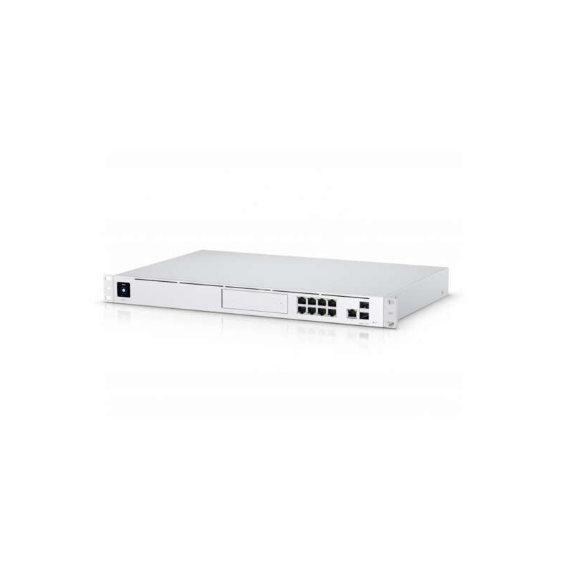 Ubiquiti UDM Pro Router/Console di rete all-in-one 10G 3,5 Gbit/s - Gestito - 9 porte RJ45, 2 slot SPF+ Ubiquiti UDM Pro Router/Console di rete all-in-one 10G 3,5 Gbit/s - Gestito - 9 porte RJ45, 2 slot SPF+