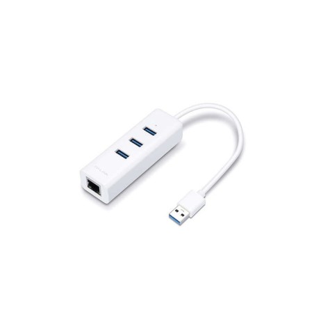 Hub USB 3.0 a 3 porte TP-Link UE330 e adattatore Gigabit Ethernet