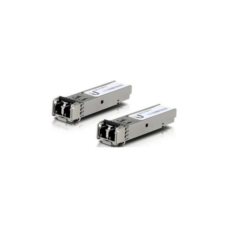 Ubiquiti U Fiber Pack 2 unità Modulo ricetrasmettitore in fibra ottica 1250 Mbit/s SFP 850 nm Multimodale 1G Ubiquiti U Fiber Pack 2 unità Modulo ricetrasmettitore in fibra ottica 1250 Mbit/s SFP 850 nm Multimodale 1G