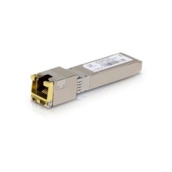 Ubiquiti Modulo Transceptor de Fibra Optica RJ45 Cobre 10000 Mbps