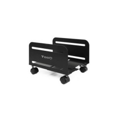 Tooq Soporte de Suelo con Ruedas para CPU de 119-209mm de Ancho - Peso Max 10kg - Color Negro