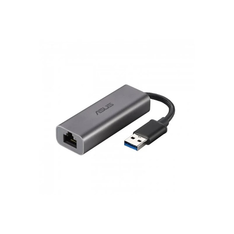 Convertitore USB-A a Ethernet Asus USB C2500 2.5G Base-T - Grigio Convertitore USB-A a Ethernet Asus USB C2500 2.5G Base-T - Grigio