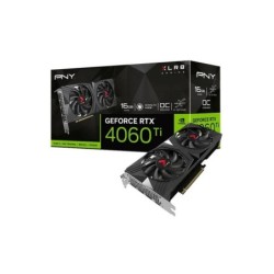Scheda grafica PNY GeForce RTX 4060 Ti Verto XLR8 16 GB GDDR6 NVIDIA Doppia ventola - PCIe 4.0, HDMI, DisplayPort