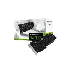 PNY GeForce RTX 4070 Ti Verto LED Tarjeta Grafica 12GB GDDR6X NVIDIA - Iluminacion LED - PCIe 4.0, HDMI, DisplayPort