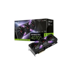 Scheda grafica PNY GeForce RTX 4070 Ti Verto XLR8 12 GB GDDR6X NVIDIA - Illuminazione - PCIe 4.0, HDMI, DisplayPort