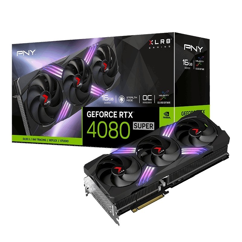 PNY GeForce RTX 4080 Super 16GB XLR8 Gaming VERTO? Tripla ventola DLSS 3 - Illuminazione Epic-X - PCIe 4.0, HDMI, DisplayPort PNY GeForce RTX 4080 Super 16GB XLR8 Gaming VERTO? Tripla ventola DLSS 3 - Illuminazione Epic-X - PCIe 4.0, HDMI, DisplayPort