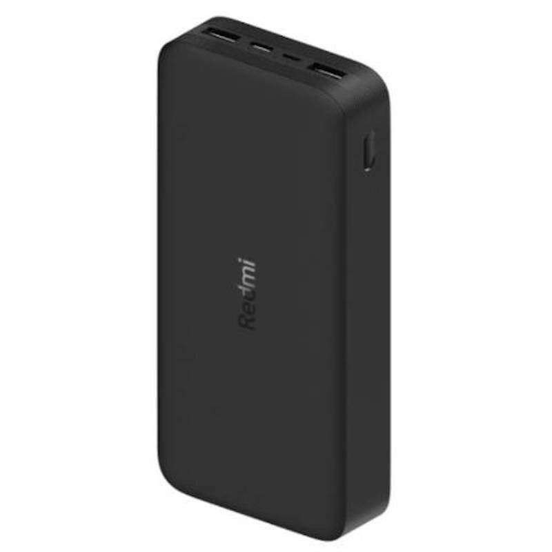 Xiaomi Redmi Bateria Externa/Power Bank 20000 mAh - Carga Rapida 18W - 2x USB-A , 1x USB-C, 1x Micro USB - Color Negro Xiaomi Redmi Bateria Externa/Power Bank 20000 mAh - Carga Rapida 18W - 2x USB-A , 1x USB-C, 1x Micro USB - Color Negro
