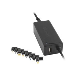 Caricatore automatico universale per laptop NGS 45 W - 8 adattatori - 1x USB - Indicatori LED
