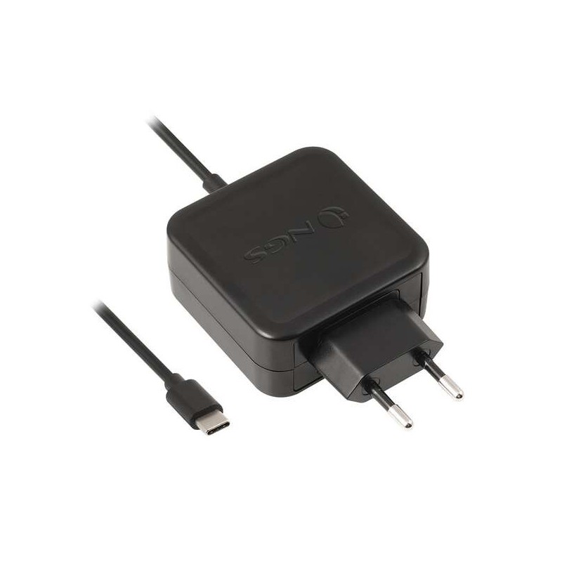 Caricatore da parete universale per laptop NGS USB-C 45 W - Ricarica rapida - Cavo da 1,50 m Caricatore da parete universale per laptop NGS USB-C 45 W - Ricarica rapida - Cavo da 1,50 m