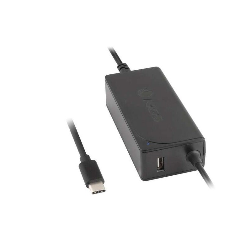 Caricatore automatico universale per laptop NGS 65W USB-C - 1x USB 2.0 - Voltaggio 5-20V Caricatore automatico universale per laptop NGS 65W USB-C - 1x USB 2.0 - Voltaggio 5-20V