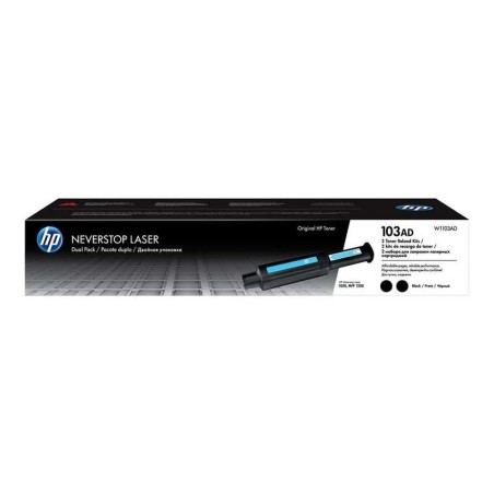 Confezione da 2 cartucce toner originali HP W1103A nera - 103A