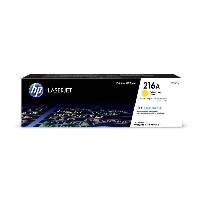 Cartuccia toner giallo originale HP W2412A - 216A
