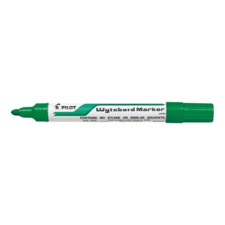 Pilot Rotulador para Pizarra Blanca - Punta Redonda de 4mm - Trazo de 1.8mm - Borrable en Seco - Color Verde