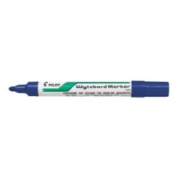 Pennarello per lavagna bianca Pilot - Punta rotonda da 4 mm - Linea da 1,8 mm - Cancellabile a secco - Colore blu