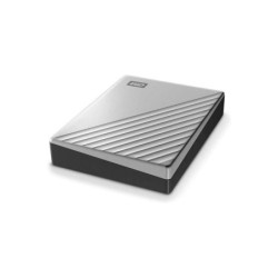 Disco rigido esterno WD My Passport da 2,5" 4TB USB-C - compatibile con Windows e Mac - Argento
