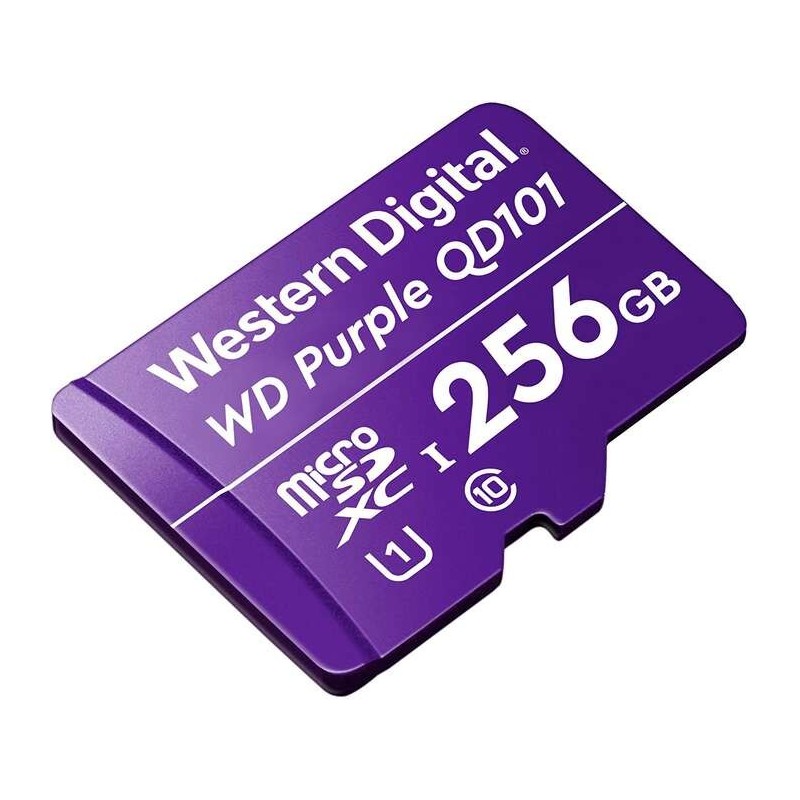 Scheda micro SDXC WD Purple QD101 256 GB UHS-I U1 Scheda micro SDXC WD Purple QD101 256 GB UHS-I U1