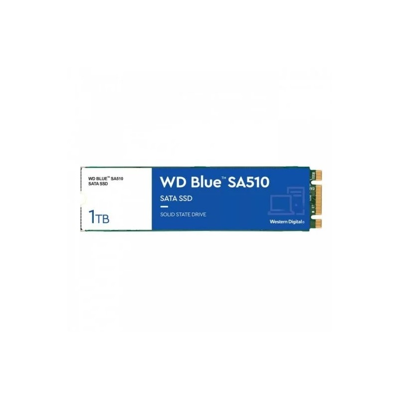 WD Blue SA510 Disco rigido solido SSD 1TB M2 SATA 3 WD Blue SA510 Disco rigido solido SSD 1TB M2 SATA 3