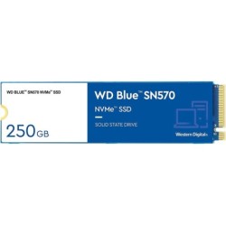 WD Blue SN570 Unità a stato solido SSD 250 GB M2 PCIe Gen3 x4 NVMe
