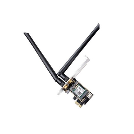 Adattatore di rete Cudy WE3000 PCI-e AX5400 WiFi 6E Tri-Band - Bluetooth 5.2 - 2 antenne esterne
