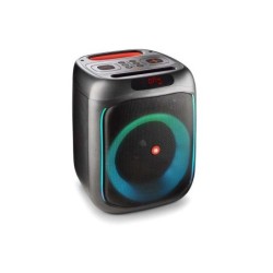 NGS Wild Swag Altavoz Portatil 80W TWS Bluetooth 5.0 - Autonomia hasta 10h - USB y Aux In - Iluminacion LED - Color Negro