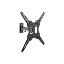 Supporto Girevole Aisens ECO - Inclinabile per Monitor/TV 30kg (2 Perni) da 23-55 - Colore Nero