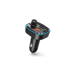 XO Transmisor Bluetooth 5.0 FM - 2x USB- A, 1x USB-C - Pantalla Led - Funcion Manos Libres